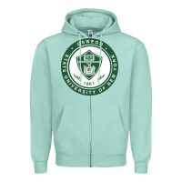 Seafoam Suny Oswego Zipper Hoodie - linhVisuals