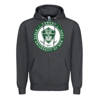 Smoke Suny Oswego Zipper Hoodie - linhVisuals