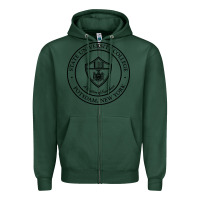 Sports Green Suny Potsdam Zipper Hoodie - linhVisuals