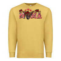 Antique Gold valentines day mama Premium Sweatshirt - RanaPortraitStore