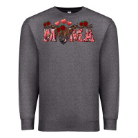 Charcoal Heather valentines day mama Premium Sweatshirt - RanaPortraitStore