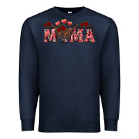 Navy valentines day mama Premium Sweatshirt - RanaPortraitStore