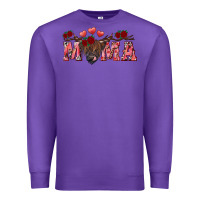 Purple valentines day mama Premium Sweatshirt - RanaPortraitStore
