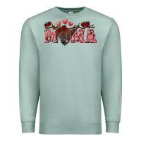 Seafoam valentines day mama Premium Sweatshirt - RanaPortraitStore