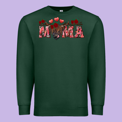 Valentines Day Mama Premium Sweatshirt Designed By Ranaportraitstore