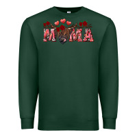 Sports Green valentines day mama Premium Sweatshirt - RanaPortraitStore