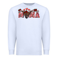 White valentines day mama Premium Sweatshirt - RanaPortraitStore
