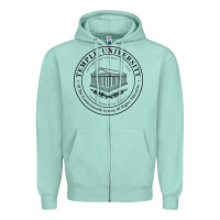 Seafoam Temple University Zipper Hoodie - linhVisuals