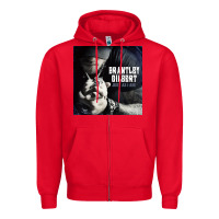 Red #brantley gilbert just as i am tour 2022 Zipper Hoodie - linhVisuals