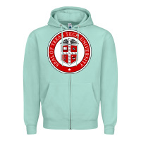 Seafoam Texas Tech University Zipper Hoodie - linhVisuals