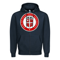 Navy Texas Tech University Zipper Hoodie - linhVisuals
