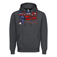 Smoke batter up 3rd grade Zipper Hoodie - JahusDesignShop