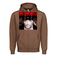 Chestnut #bret michaels get your rock on tour 2022 Zipper Hoodie - linhVisuals