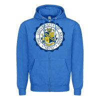 True Royal University Of Akron Zipper Hoodie - linhVisuals