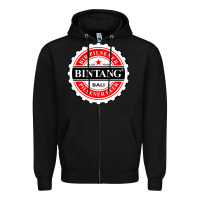 Black beer bintang bali 2022 Zipper Hoodie - linhVisuals
