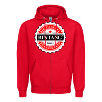 Red beer bintang bali 2022 Zipper Hoodie - linhVisuals