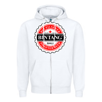 White beer bintang bali 2022 Zipper Hoodie - linhVisuals
