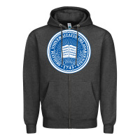 Charcoal Heather University Of Delaware Zipper Hoodie - linhVisuals