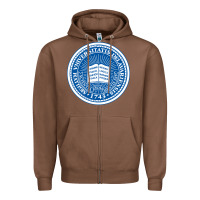 Chestnut University Of Delaware Zipper Hoodie - linhVisuals