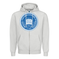 Dove Grey University Of Delaware Zipper Hoodie - linhVisuals