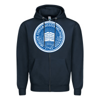 Navy University Of Delaware Zipper Hoodie - linhVisuals