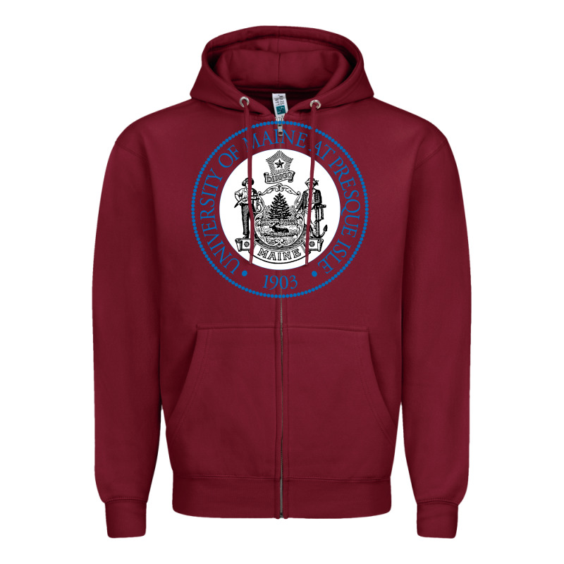 University Of Maine At Presque Isle Zipper Hoodie by linhVisuals | Teevron