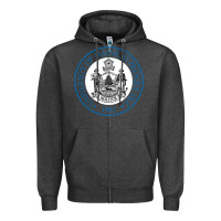 Charcoal Heather University Of Maine At Presque Isle Zipper Hoodie - linhVisuals