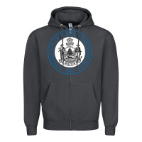 Smoke University Of Maine At Presque Isle Zipper Hoodie - linhVisuals
