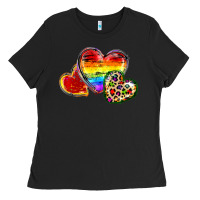 Pride Hearts Ladies Tee | Teevron