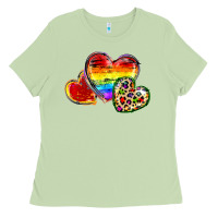 Matcha Pride hearts Ladies Tee - FaDigitalArtStudio