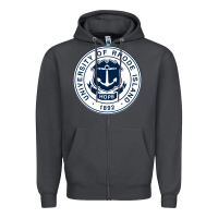 Smoke University Of Rhode Island Zipper Hoodie - linhVisuals
