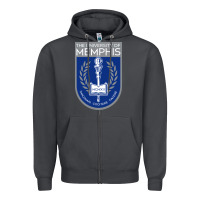 Smoke University Of Memphis Zipper Hoodie - linhVisuals