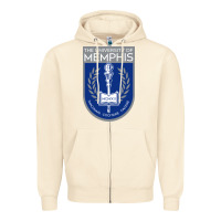 Sandshell University Of Memphis Zipper Hoodie - linhVisuals