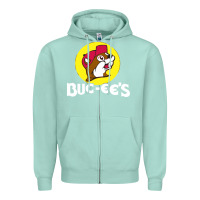Seafoam bucc ee's tshirt Zipper Hoodie - linhVisuals
