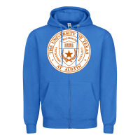 True Royal University Of Texas At Austin Zipper Hoodie - linhVisuals