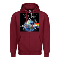Burgundy #brit floyd space and time world tour 2016 Zipper Hoodie - linhVisuals