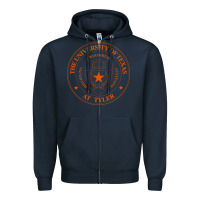 Navy University Of Texas At Tyler Zipper Hoodie - linhVisuals