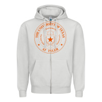 Dove Grey University Of Texas At Tyler Zipper Hoodie - linhVisuals