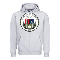 Heather Grey Upr At Arecibo Zipper Hoodie - linhVisuals