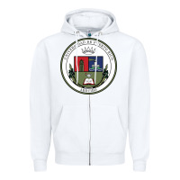 White Upr At Arecibo Zipper Hoodie - linhVisuals