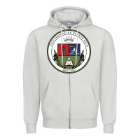 Dove Grey Upr At Arecibo Zipper Hoodie - linhVisuals