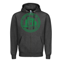 Charcoal Heather Upr At Mayaguez Zipper Hoodie - linhVisuals