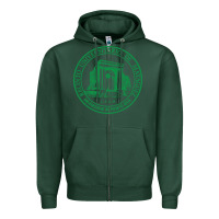 Sports Green Upr At Mayaguez Zipper Hoodie - linhVisuals