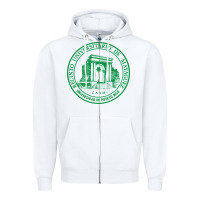 White Upr At Mayaguez Zipper Hoodie - linhVisuals