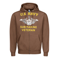 Chestnut submarine veteran tshirt Zipper Hoodie - linhVisuals