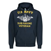 Submarine Veteran Tshirt Zipper Hoodie | Teevron