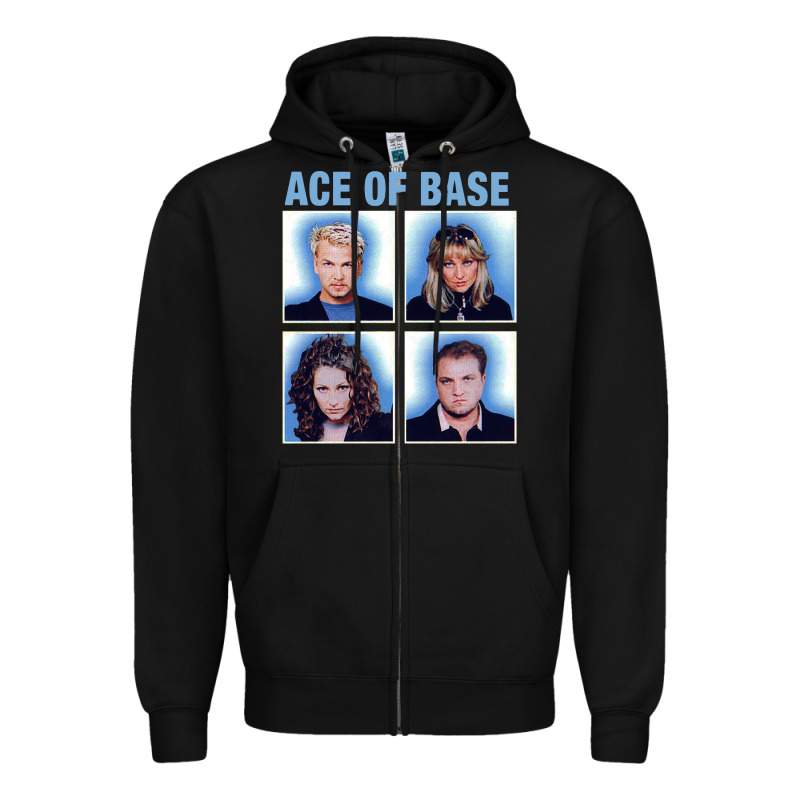 Vintage Ace Of The Base Zipper Hoodie by linhVisuals | Teevron