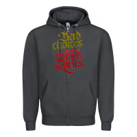 Smoke bad choices make good stories Zipper Hoodie - linhVisuals