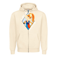 Sandshell lola bunny gril Zipper Hoodie - linhVisuals