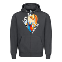 Smoke lola bunny gril Zipper Hoodie - linhVisuals